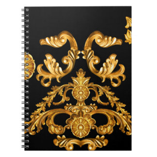 Goldener Barock, Zierelemente. Notizblock