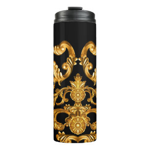 Goldener Barock, Zierelemente. Thermosbecher