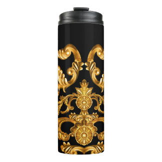 Goldener Barock, Zierelemente. Thermosbecher