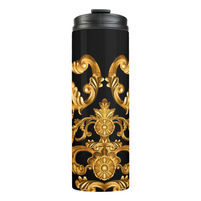 Goldener Barock, Zierelemente. Thermosbecher (Vorderseite)