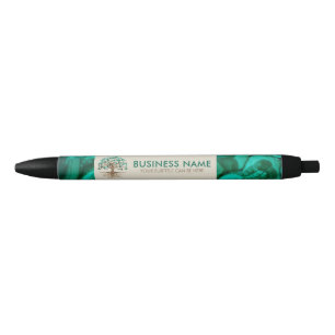 Goldener Baum des Lebens - Yggdrasil - Malachite B Kugelschreiber