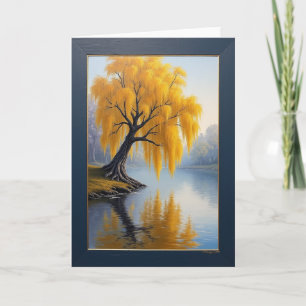 Goldener Baum Süße Vatertagskarte Karte