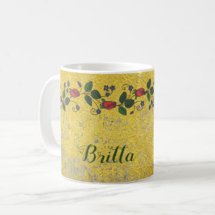 Goldener Becher Kaffeetasse