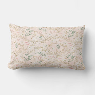Goldener Blush-Blumen-Hochzeitkissen Lendenkissen
