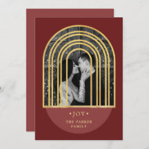 Goldener Bogen | Wine Red Christmas Foto