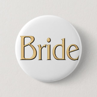 Goldener Brautknopf Button