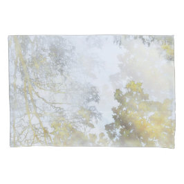 Goldener Breitblatt-Schimmer Kissenbezug