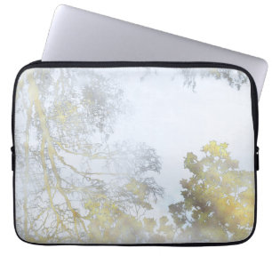 Goldener Breitblatt-Schimmer Laptopschutzhülle