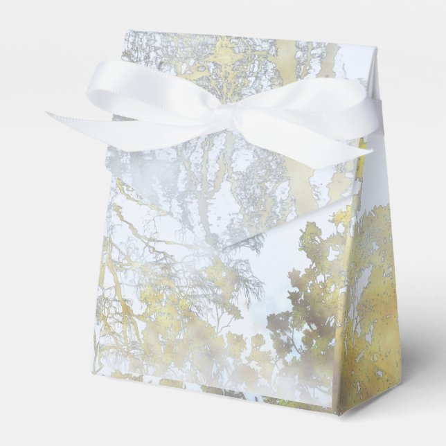 Goldener Breitblattglanz Geschenkschachtel (Vorderseite)