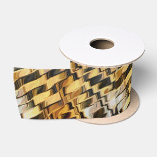 Goldener Bronzestand Satinband