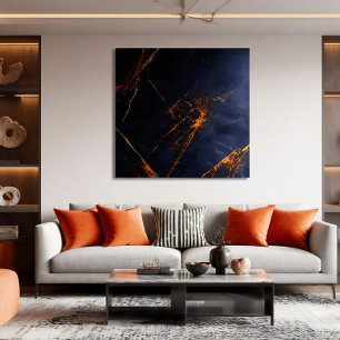 Goldener Bruch Leinwanddruck