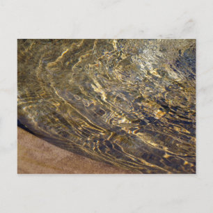 Goldener Brunnen Wasser 2 Postkarte