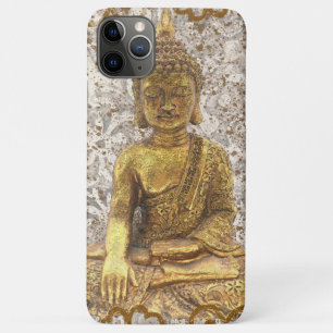 Goldener Buddha Blumenblüten Case-Mate iPhone Hülle