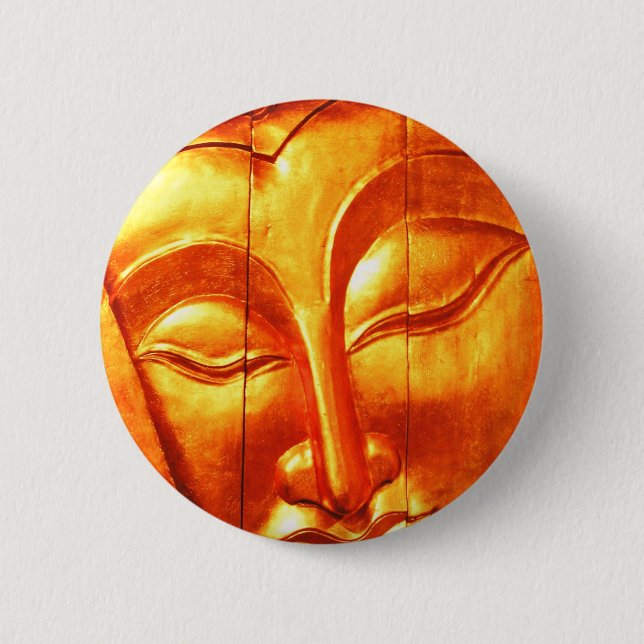 Goldener Buddha Button (Vorderseite)