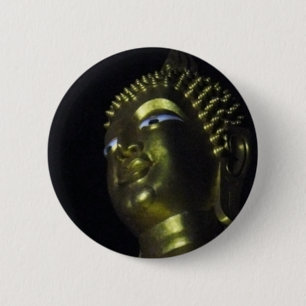 Goldener Buddha in der Nacht Button