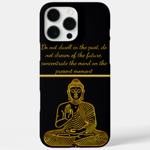 Goldener Buddha in ruhiger Pose iPhone 16 Pro Max Hülle