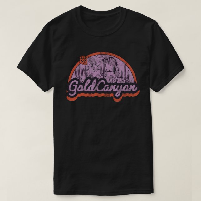 Goldener Canyon, Arizona T-Shirt (Design vorne)