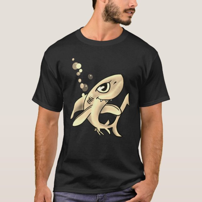 Goldener Cartoon T-Shirt (Vorderseite)