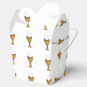 Goldener Chalice und Gastgeber - Heilige Kommune Geschenkschachtel