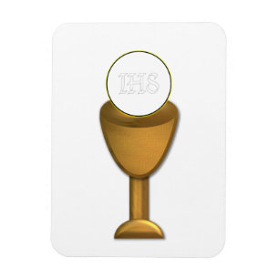 Goldener Chalice und Gastgeber - Heilige Kommune Magnet