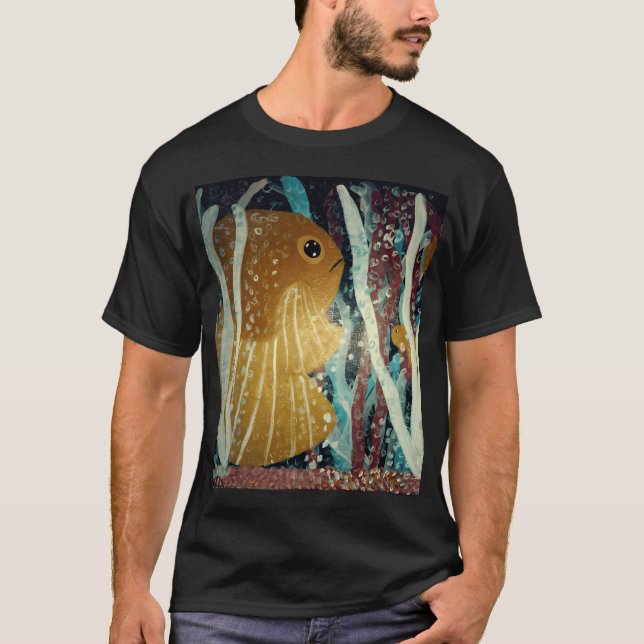Goldener Clownfisch T-Shirt (Vorderseite)