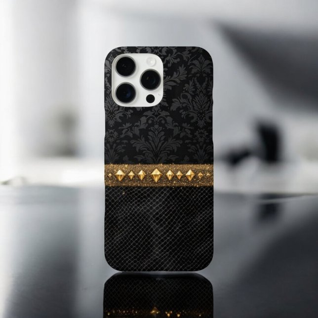 Goldener Damaskenschild Case-Mate iPhone Hülle (Von Creator hochgeladen)