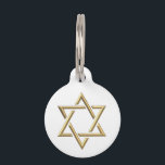 Goldener Davidsstern Tiermarke<br><div class="desc">Goldener Davidsstern
Fühlen Sie sich frei, Ihre eigenen Wörter und/oder Bilder diesem Einzelteil über Zazzles große Kundenbezogenheitswerkzeuge hinzuzufügen. Dieser Entwurf auch verfügbar auf Dutzenden anderer Produkte. Dank für das Kurz aufhalten bei! Gott segnen!</div>