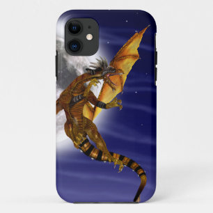 Goldener Drache Mythische Fantasie Kreatur Lila Hi Case-Mate iPhone Hülle