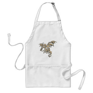 Goldener Drache Schürze