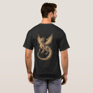 Goldener Drache T-Shirt