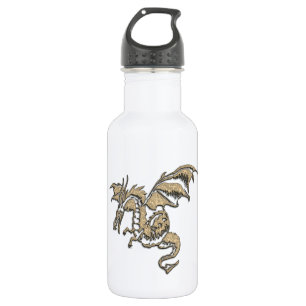 Goldener Drache Trinkflasche