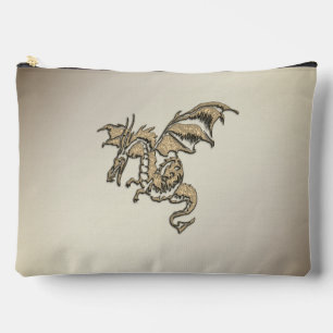 Goldener Drache Zubehörtasche
