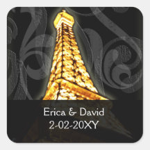 Goldener Eiffelturm Französische Hochzeitsfeiern S