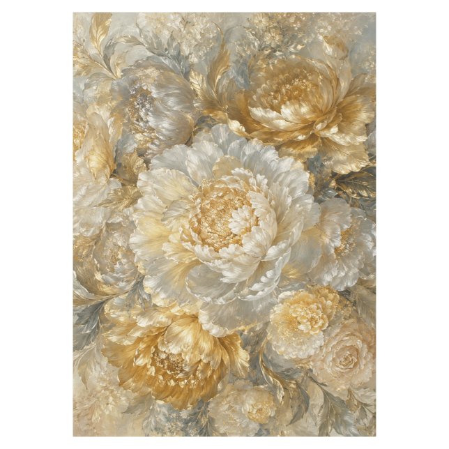Goldener Elfenbeingarten Tischdecke (Vorderseite)