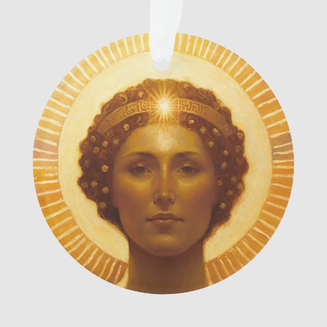 Goldener Engel beim Noon Ornament (Vorderseite)