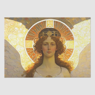 Goldener Engel Geist des Abends Seidenpapier