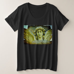 Goldener Engel Große Größe T-Shirt