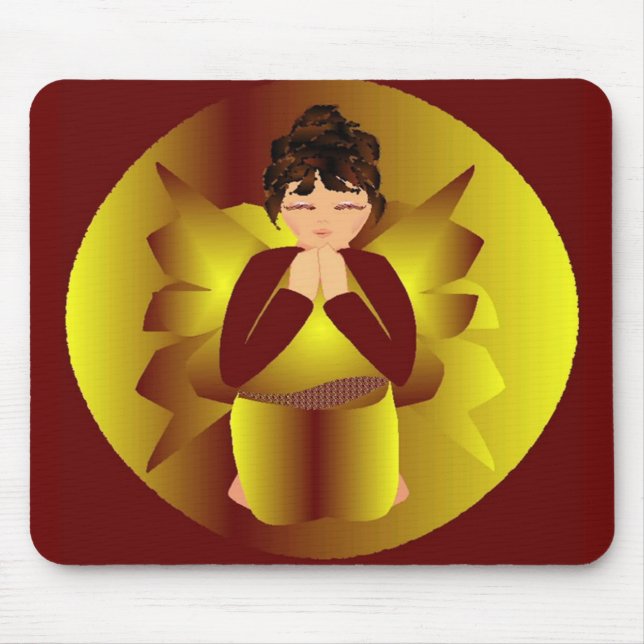 Goldener Engel Mousepad (Vorne)