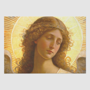 Goldener Engel Sanfter Bote der Liebe  Seidenpapier