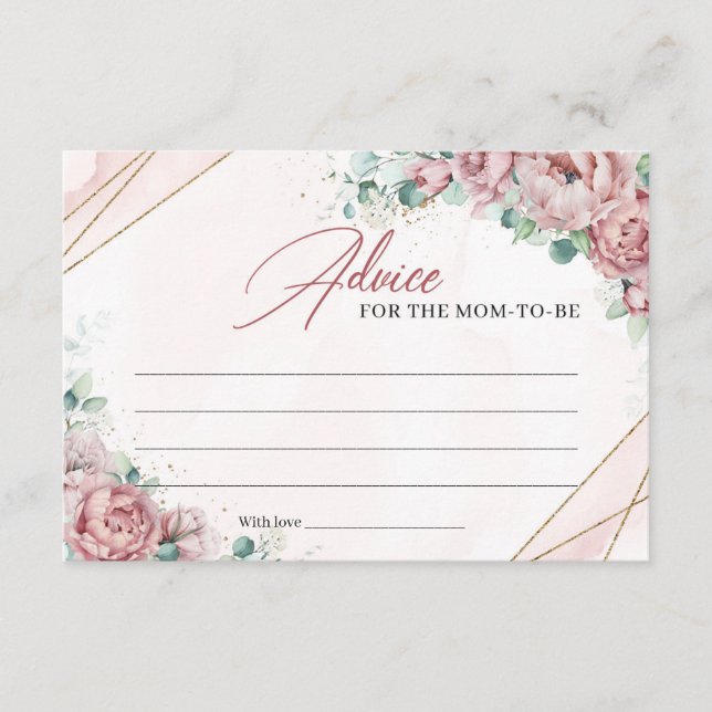 Goldener Eukalyptusratgeber für die Mutter, die no Begleitkarte (Vorderseite)