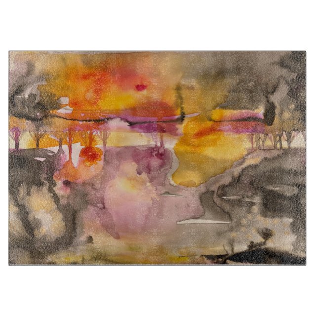 goldener Fall Schneidebrett (Vorderseite)