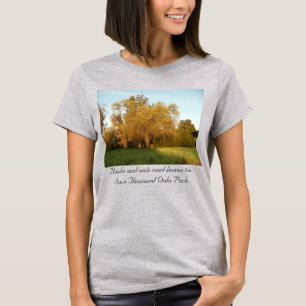 Goldener Fall Tausend Oaks Park Baum T-Shirt