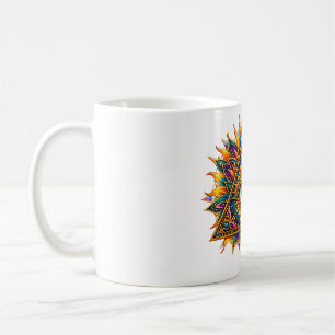 Goldener Farn-Augen-Kaffeebecher Kaffeetasse