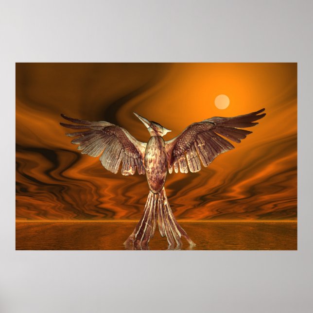 Goldener Feuervogel Poster (Vorne)