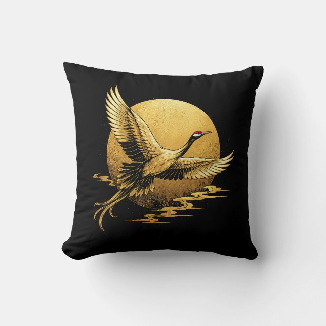 Goldener Flug Kissen (Vorderseite)