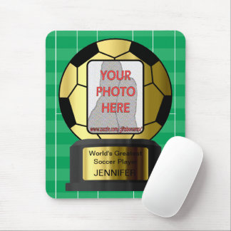 Goldener Fußball-Preis Mousepad