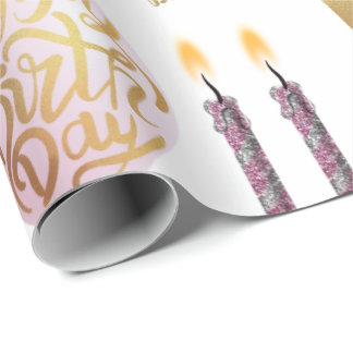 Goldener Geburtstag Geschenkpapier