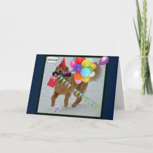 Goldener Geburtstag Karte