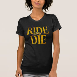 Goldener Geist auf Tour oder Die Biker Women Shirt