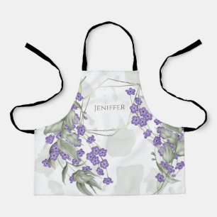 Goldener geometrischer Rahmen für die Blume Schürze